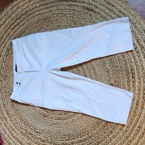 Chaps Size 10 White Capri